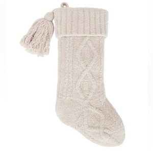x REVOLVE CozyChic Holiday Cable Stocking in Stone Barefoot Dreams